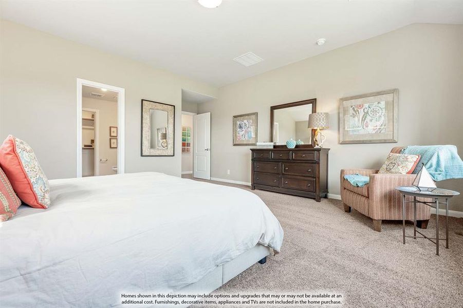 Furnished interior view inside a new home in Georgetown at Kings Fort 50s, Kaufman (Image 13).