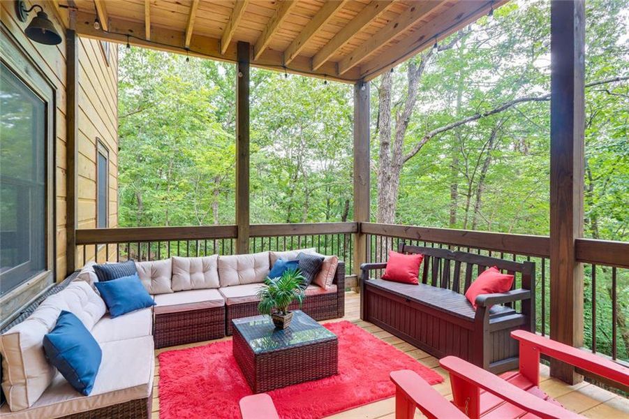 Exterior details and patio area of a home in , Ellijay (Image 37). Exterior details and patio area of a home in , Ellijay (Image 37).