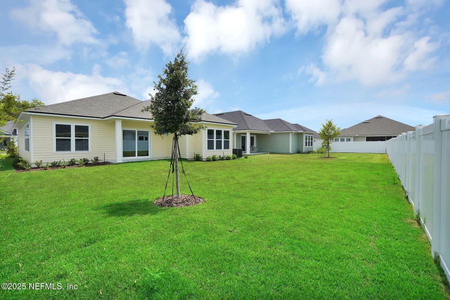 Exterior details and patio area of a home in Forest Park at Wildlight, Yulee (Image 25). Exterior details and patio area of a home in Forest Park at Wildlight, Yulee (Image 25).
