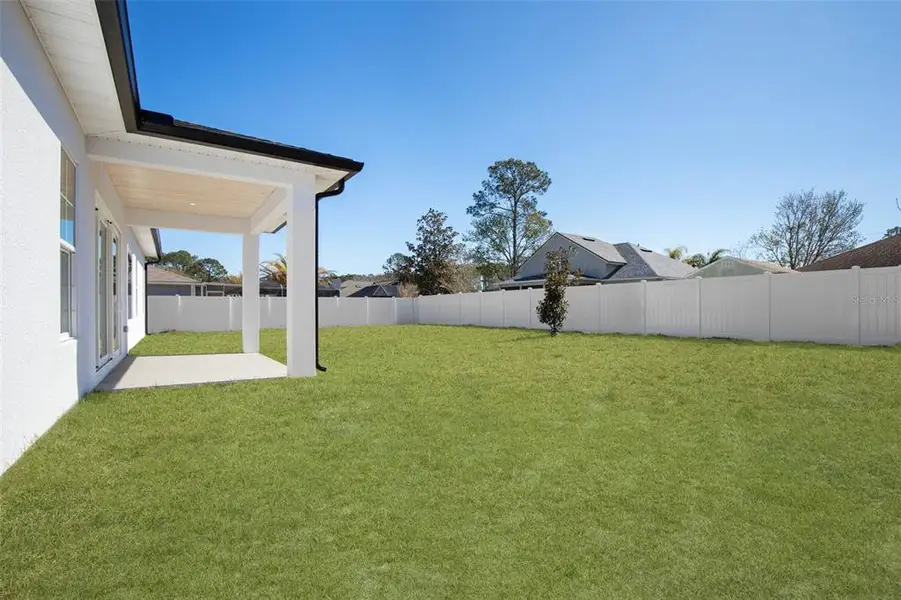 Exterior details and patio area of a home in , Palm Coast (Image 29). Exterior details and patio area of a home in , Palm Coast (Image 29).