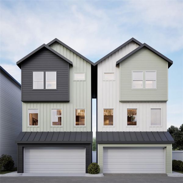 Front exterior of a new home in , Houston, TX, highlighting curb appeal (Image 16). Front exterior of a new home in , Houston, TX, highlighting curb appeal (Image 16).