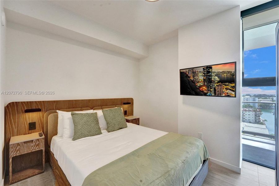 Furnished interior view inside a new home in , Miami Beach (Image 18).
