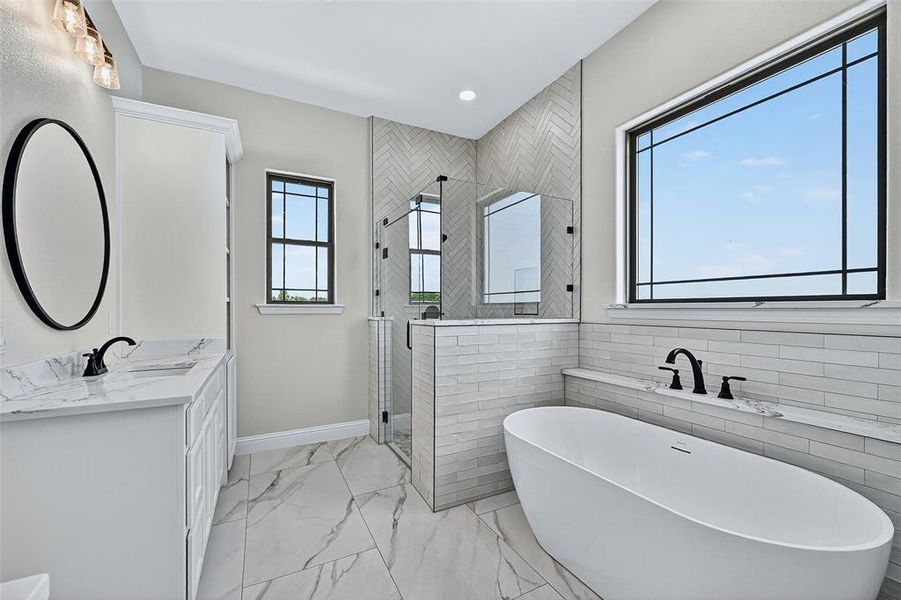 Furnished interior view inside a new home in , Sherman (Image 14).