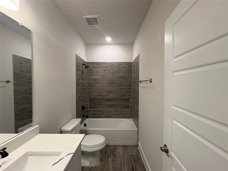 Furnished interior view inside a new home in , Tioga (Image 5).