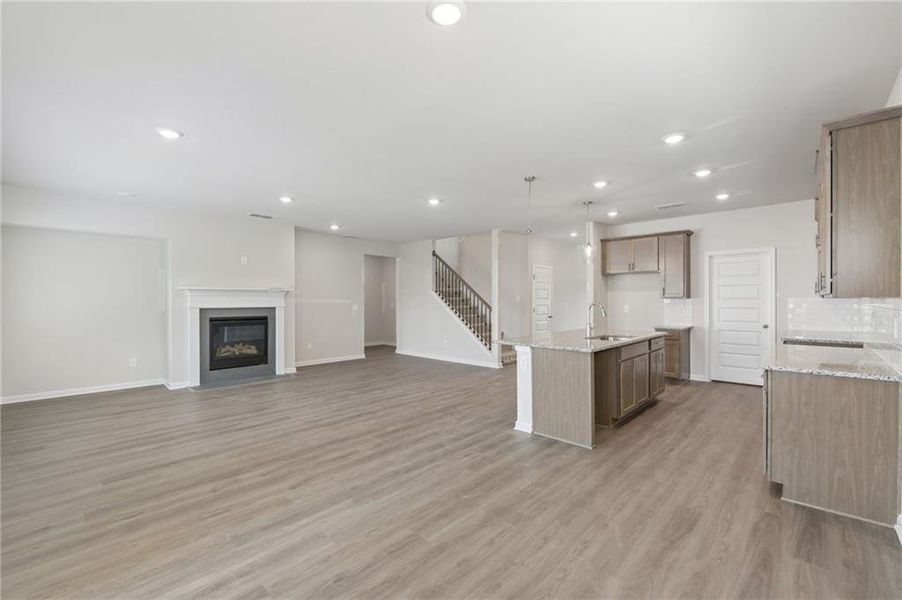 Furnished interior view inside a new home in Martin Springs - Estate Series, Lawrenceville (Image 18).