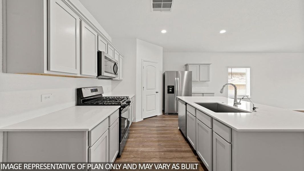 Furnished interior view inside a new home in New Waverly Station, New Waverly (Image 4).