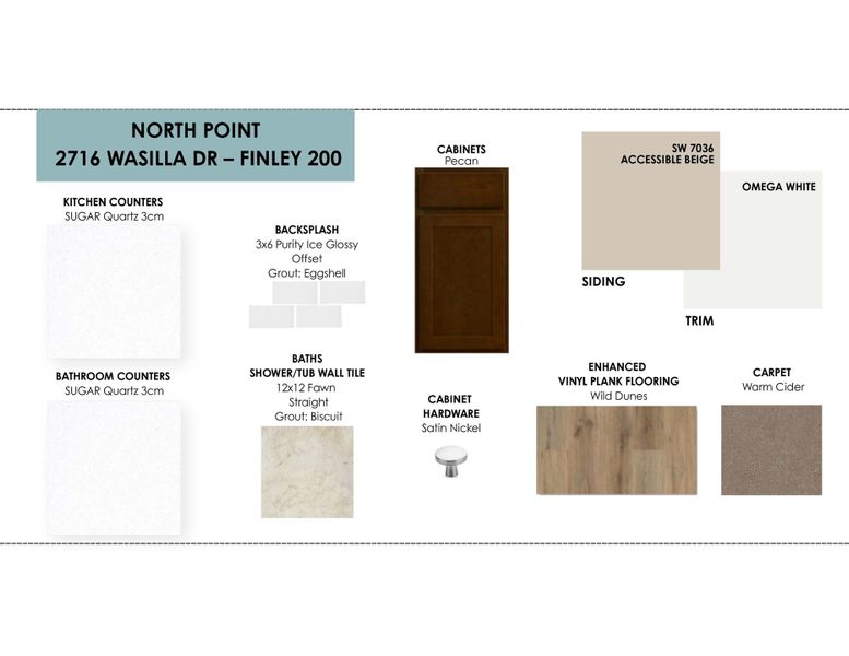 Sample of building materials used in homes in North Point, Temple (Image 13). Sample of building materials used in homes in North Point, Temple (Image 13).