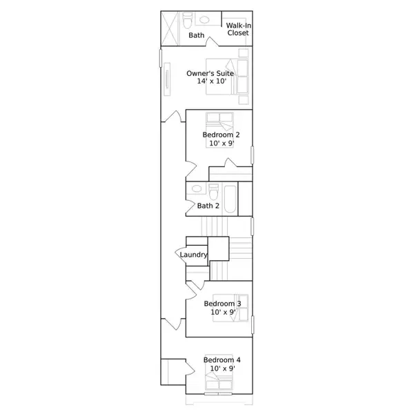 2D floor plan layout of this home in Sila, Huffman, TX (Image 2). 2D floor plan layout of this home in Sila, Huffman, TX (Image 2).