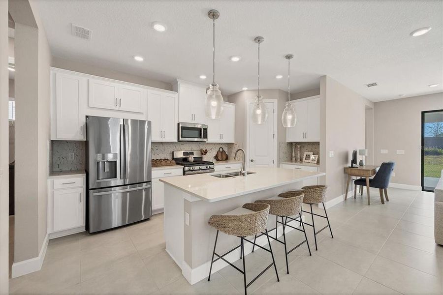 Furnished interior view inside a new home in Esplanade at Artisan Lakes, Palmetto (Image 11).