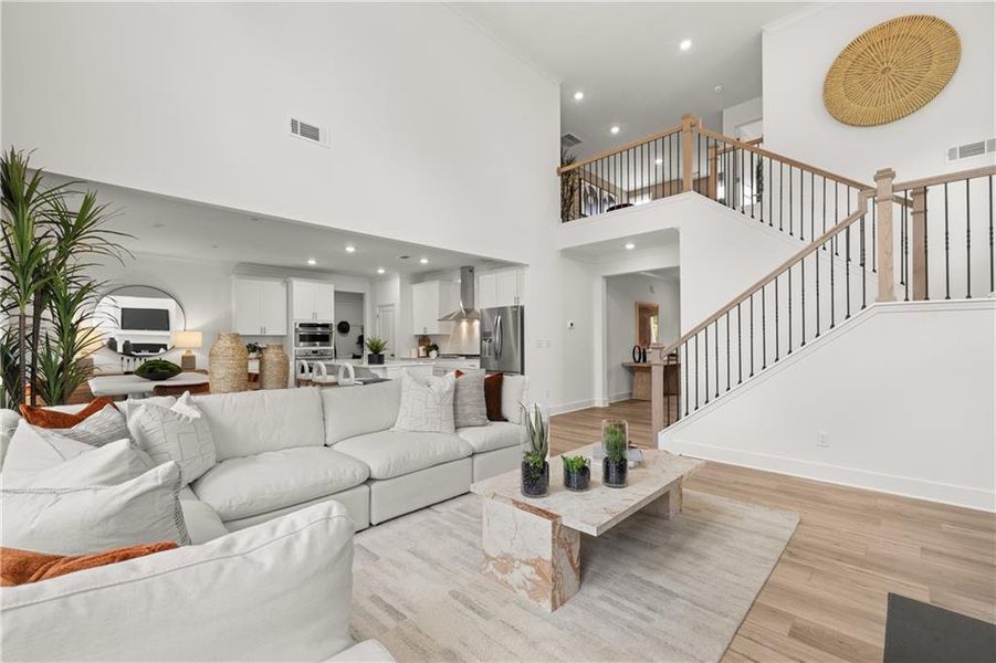 Furnished interior view inside a new home in Wellington Estates, Madison (Image 18).