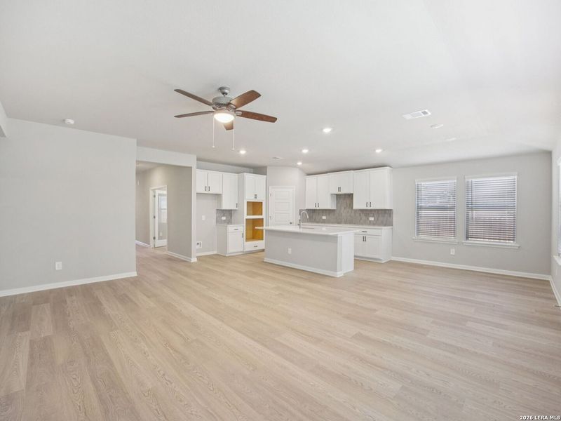 Spacious, unfurnished interior of a new home in Arcadia Ridge - Classic Series, San Antonio (Image 12). Spacious, unfurnished interior of a new home in Arcadia Ridge - Classic Series, San Antonio (Image 12).