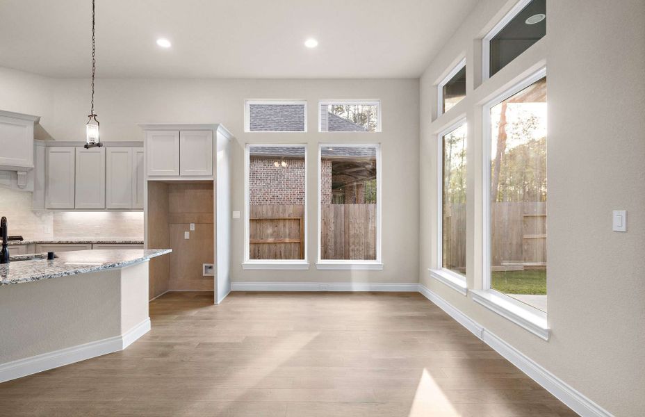 Representative unfurnished interior of a home built from the 2899 by Ravenna Homes in The Highlands 55′, Porter (Image 19). Representative unfurnished interior of a home built from the 2899 by Ravenna Homes in The Highlands 55′, Porter (Image 19).