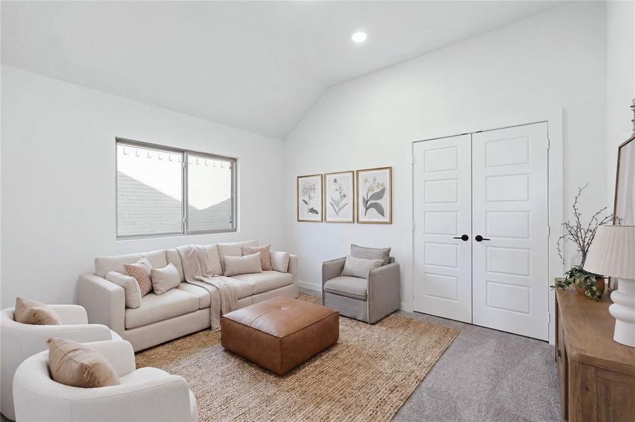 Furnished interior view inside a new home in Meadow Lakes, Fort Worth (Image 10).