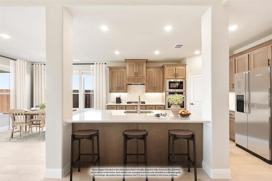 Furnished interior view inside a new home in Timberbrook 3B-4A, Justin (Image 11).