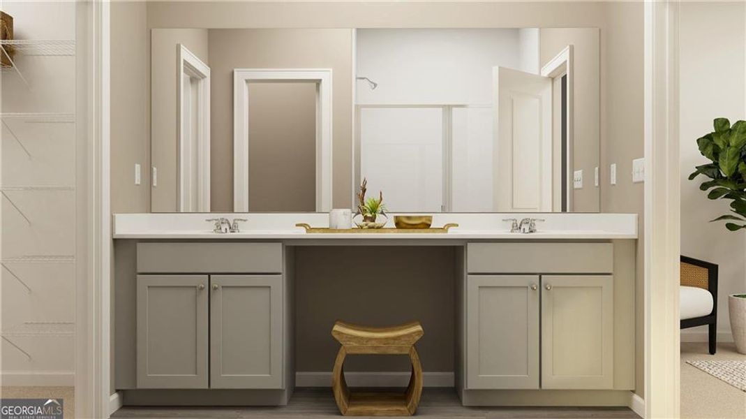 Furnished interior view inside a new home in Millers Pointe, Conyers (Image 5).