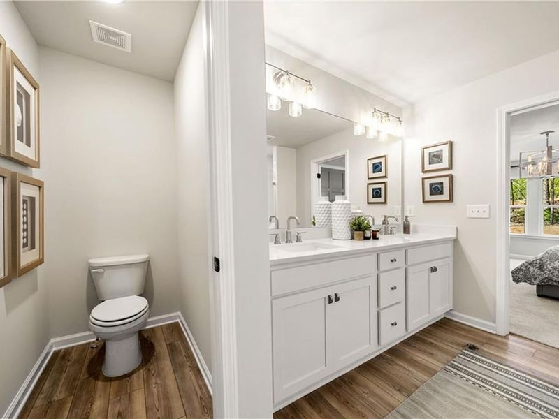 Furnished interior view inside a new home in Riverwood, Dallas (Image 63).