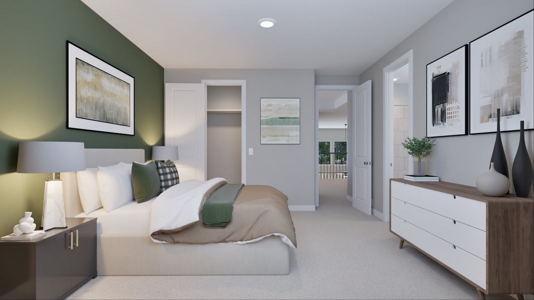 Representative furnished interior of a home built from the Pinehurst by Tricoast Homes in Sunterra 50s, Katy (Image 20). Representative furnished interior of a home built from the Pinehurst by Tricoast Homes in Sunterra 50s, Katy (Image 20).