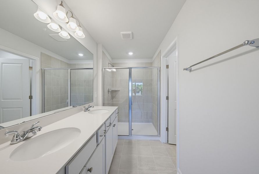 Furnished interior view inside a new home in Sweetbrier, Durham (Image 12).
