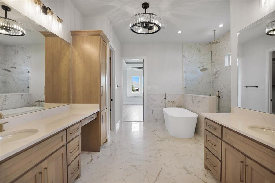 Furnished interior view inside a new home in , Weston (Image 16).