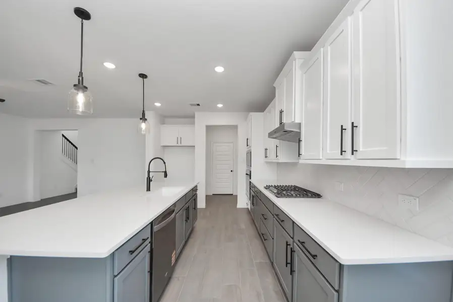 Furnished interior view inside a new home in Elyson, Katy (Image 10).