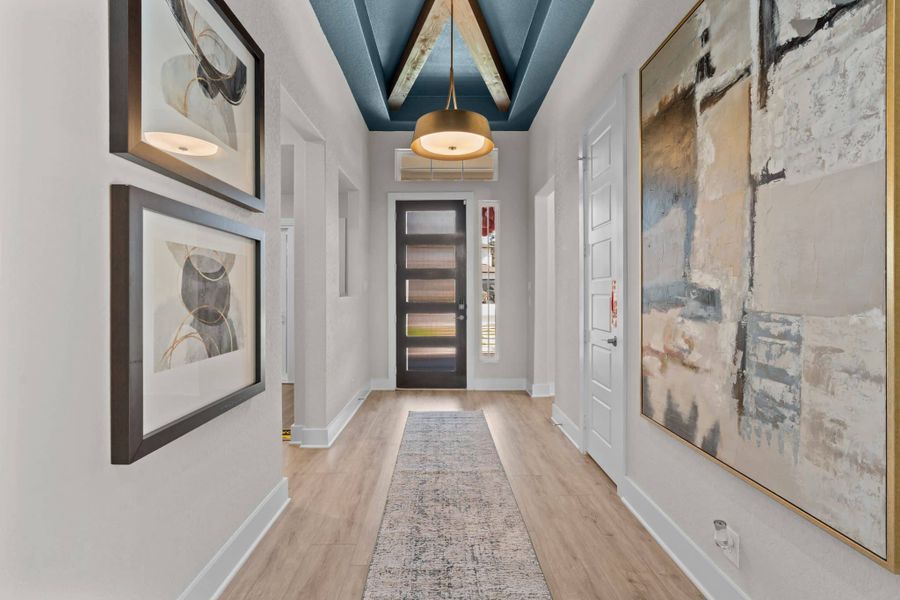 Furnished interior view inside a new home in Esperanza, Boerne (Image 8).