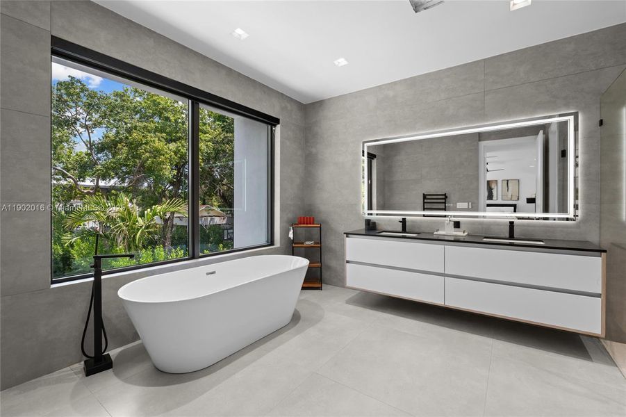 Furnished interior view inside a new home in , Miami (Image 7). Furnished interior view inside a new home in , Miami (Image 7).