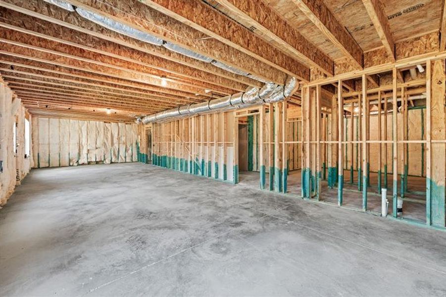 In-progress construction of a new home in Hillshire, Cumming, GA (Image 44).