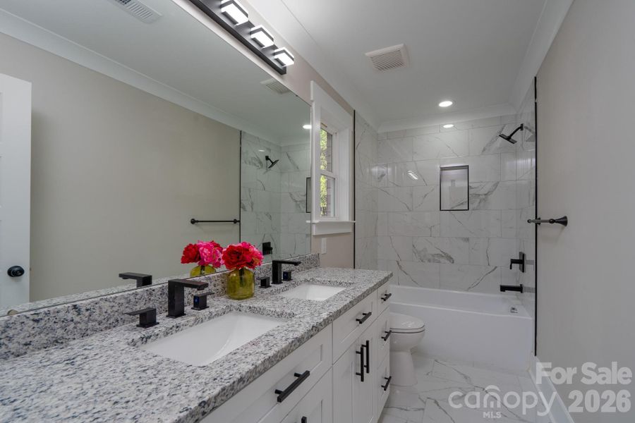 Furnished interior view inside a new home in , Albemarle (Image 13).