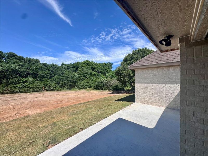 Exterior details and patio area of a home in , Weatherford (Image 26). Exterior details and patio area of a home in , Weatherford (Image 26).