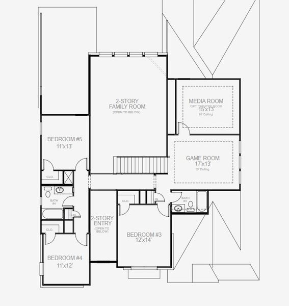 2D floor plan layout of this home in Fulbrook on Fulshear Creek, Fulshear, TX (Image 5). 2D floor plan layout of this home in Fulbrook on Fulshear Creek, Fulshear, TX (Image 5).