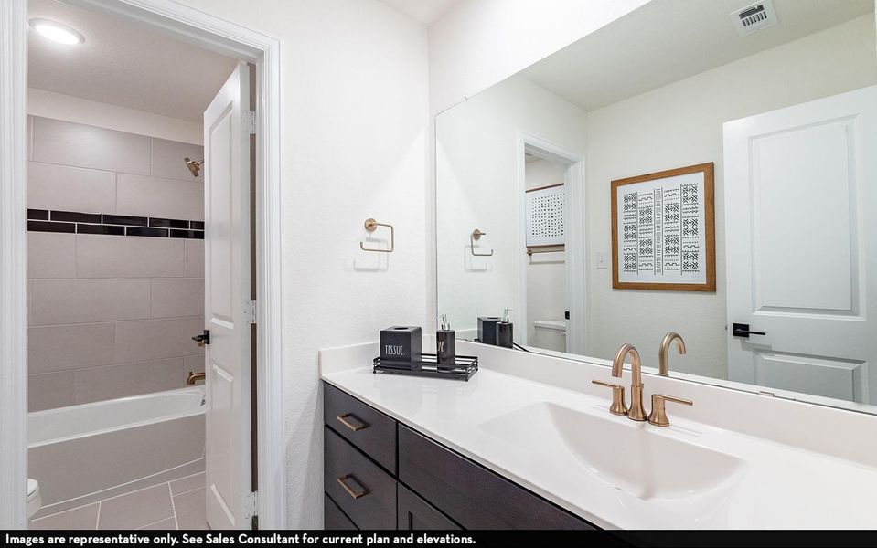 Furnished interior view inside a new home in Sanctuary, Salado (Image 22).