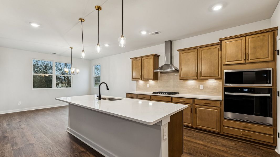 Representative furnished interior of a home built from the Stonebrook  II by D.R. Horton in Pottsview, Smyrna (Image 8).
