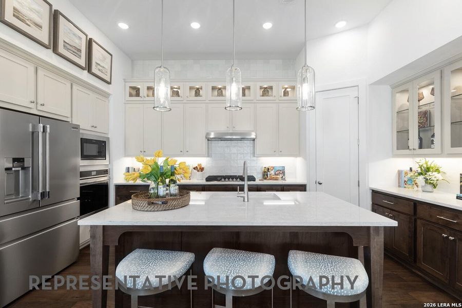 Furnished interior view inside a new home in Prominence, San Antonio (Image 5).