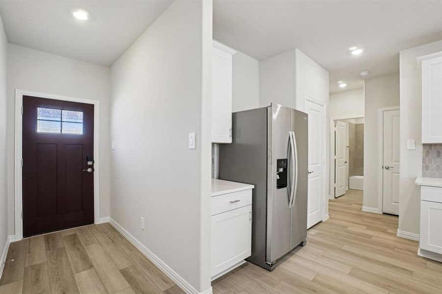 Furnished interior view inside a new home in Trails of Lavon - Spring Series, Lavon (Image 13).