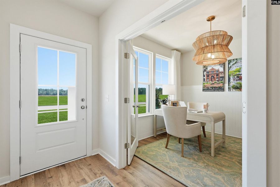 Furnished interior view inside a new home in Boykin Hills, Chapin (Image 3).