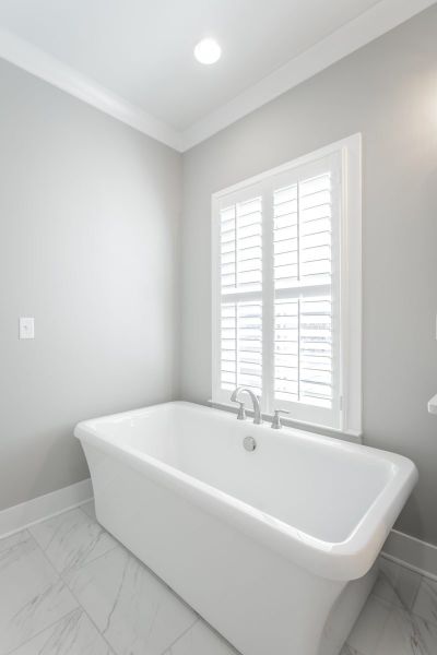 Furnished interior in a model home at Creekside in Cleveland (Image 15).