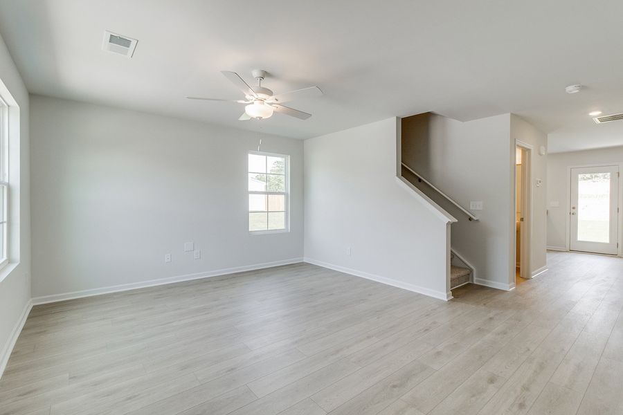 Spacious, unfurnished interior of a new home in Padgett Commons, Hopkins (Image 12). Spacious, unfurnished interior of a new home in Padgett Commons, Hopkins (Image 12).