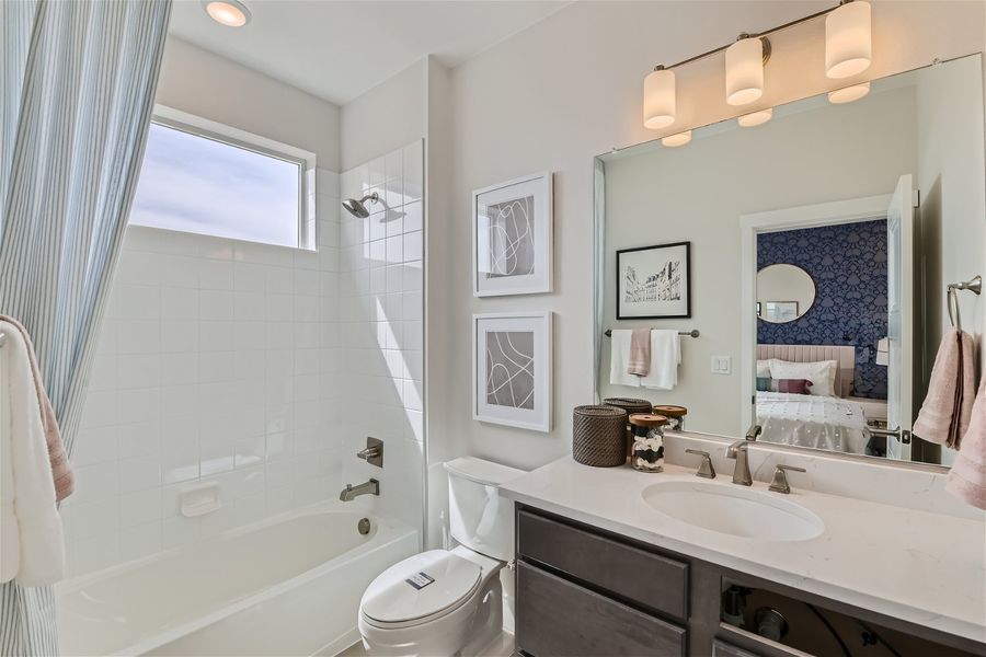 Furnished interior view inside a new home in Brighton Crossings, Brighton (Image 22).