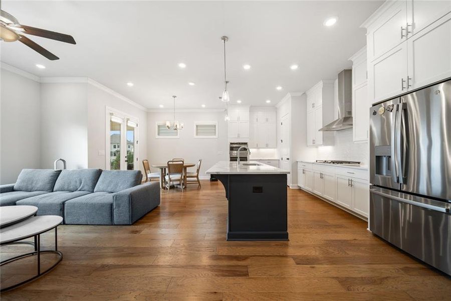 Furnished interior view inside a new home in , Buford (Image 33). Furnished interior view inside a new home in , Buford (Image 33).