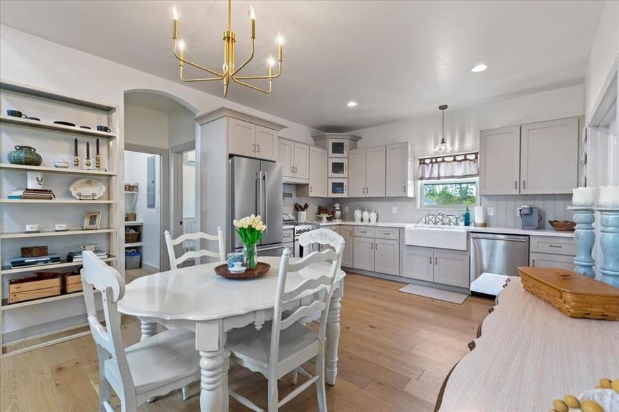 Furnished interior view inside a new home in , Cedar Key (Image 3).