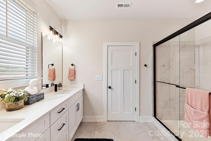 Furnished interior view inside a new home in North End Terraces, Charlotte (Image 14).