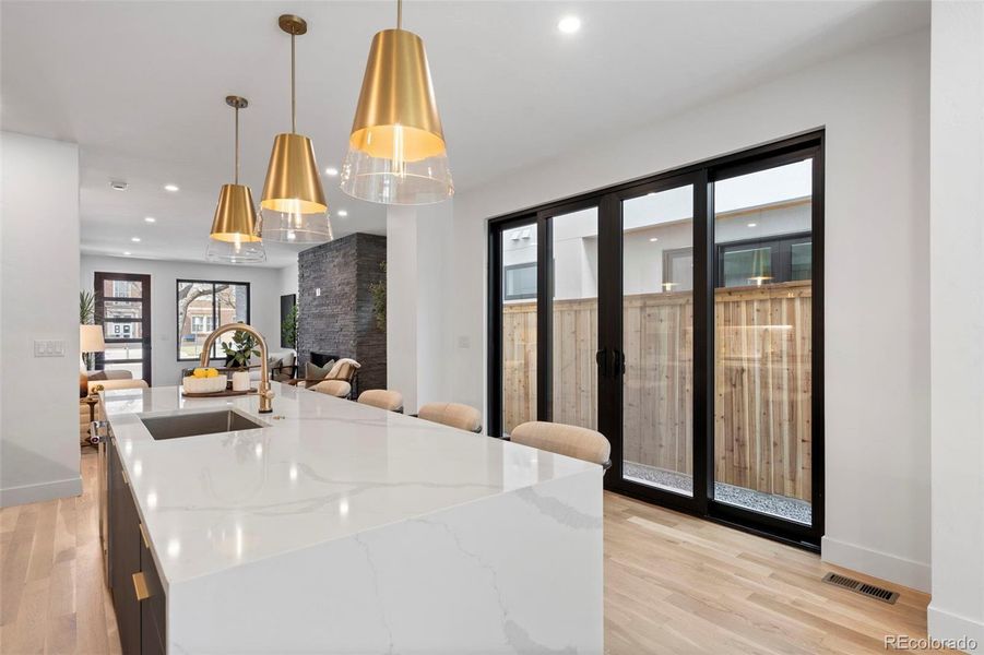Furnished interior view inside a new home in , Denver (Image 40).