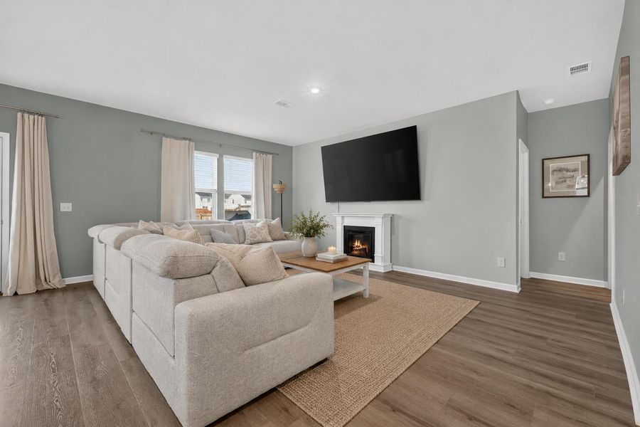 Furnished interior view inside a new home in Sanctuary Cove at Cane Bay, Summerville (Image 12).