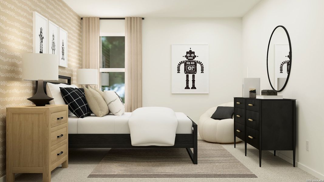 Furnished interior view inside a new home in Kings Landing, Corpus Christi (Image 14).