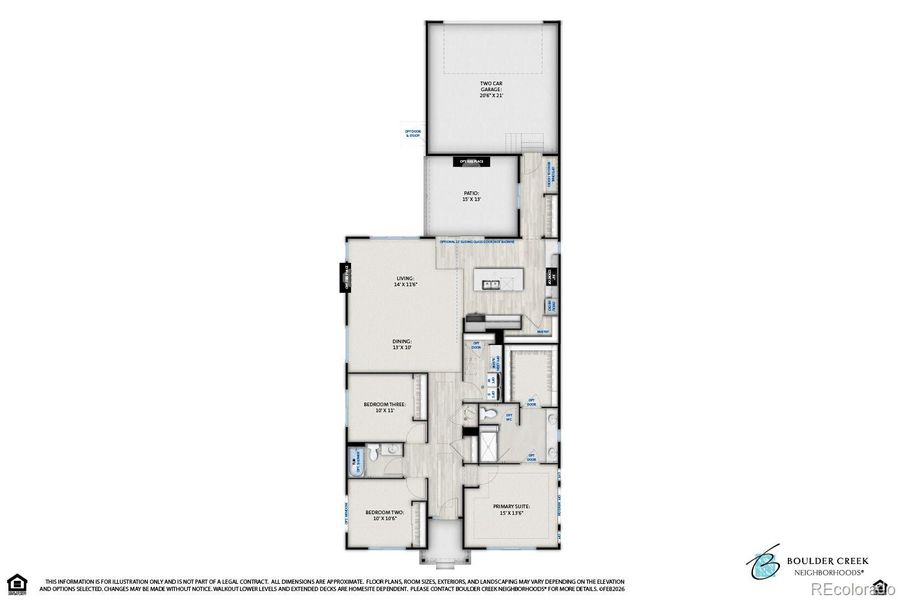 2D floor plan layout of this home in , Fort Collins, CO (Image 4).