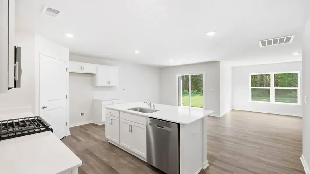 Furnished interior view inside a new home in Reedy Fork Place, Seneca (Image 7).