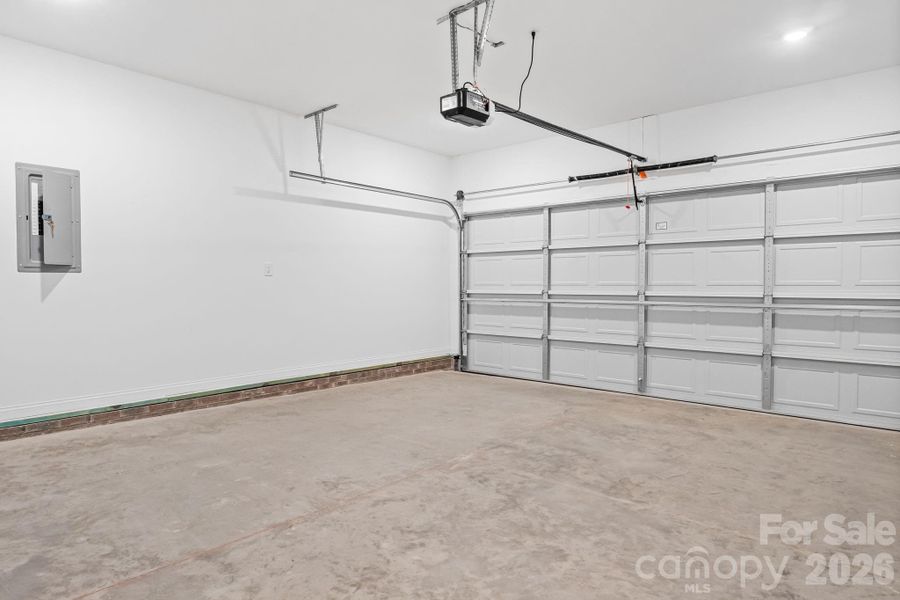 Two car garage