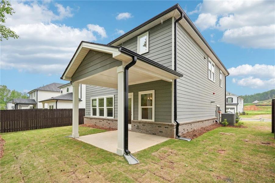 Front exterior of a new home in Hemingway - Reserve Series, Cumming, GA, highlighting curb appeal (Image 1).