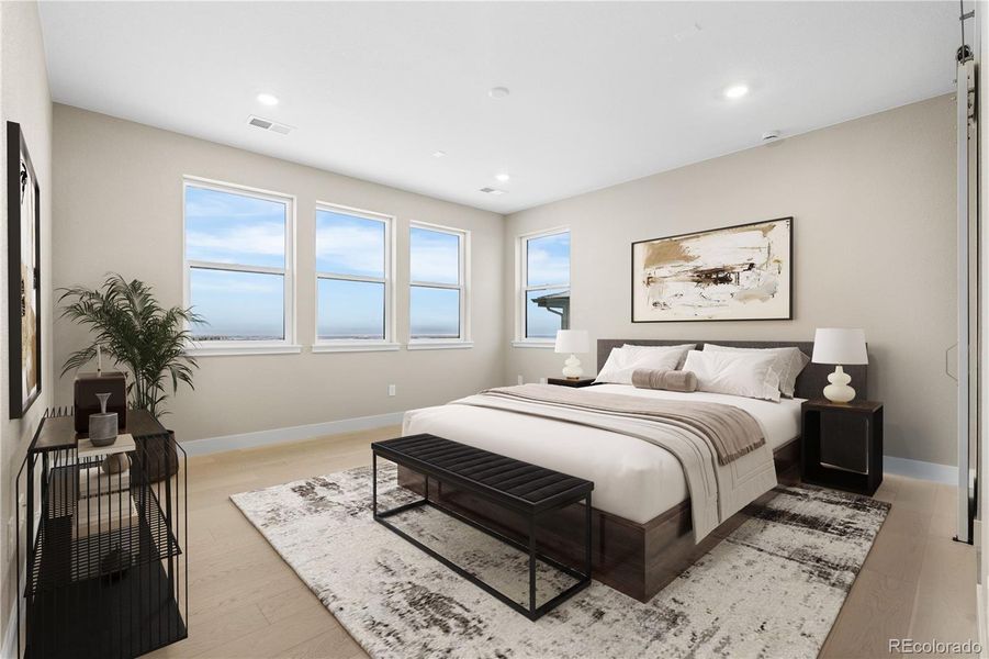 Furnished interior view inside a new home in Autograph at Lyric, Lone Tree (Image 35).