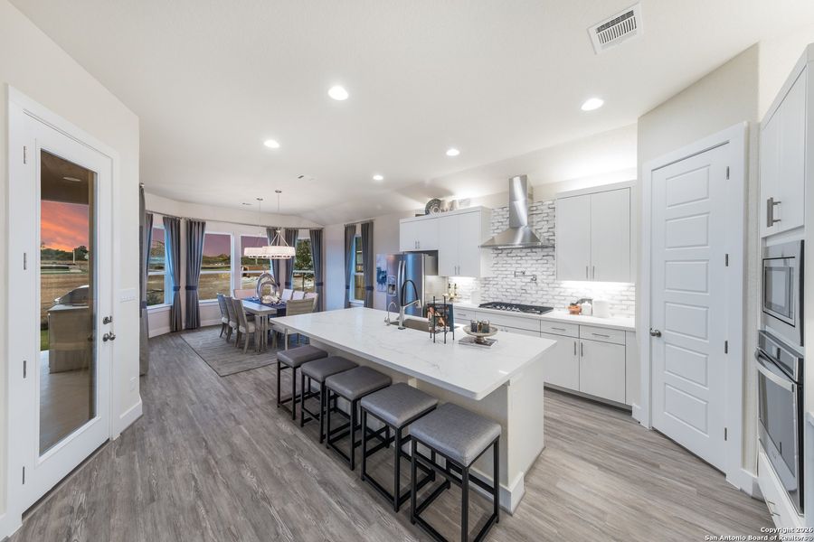 Furnished interior view inside a new home in Veramendi, New Braunfels (Image 3).